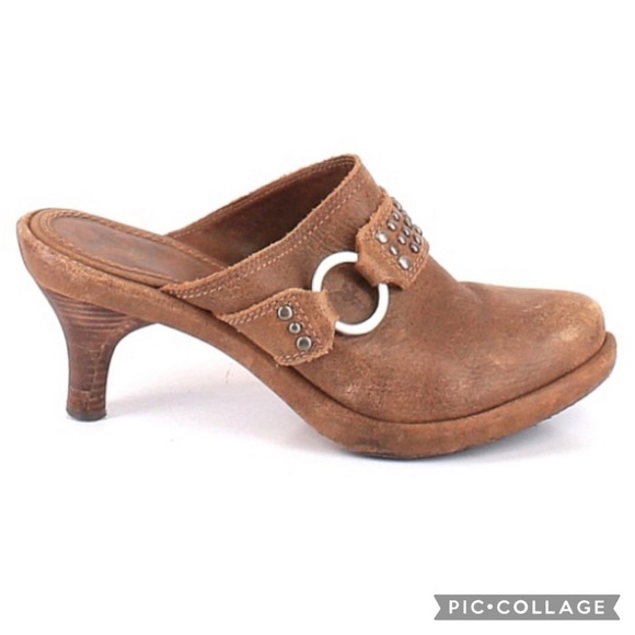 Frye Leather Mules Clogs